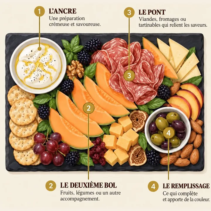 Plan de planche vu d'en haut : ardoise