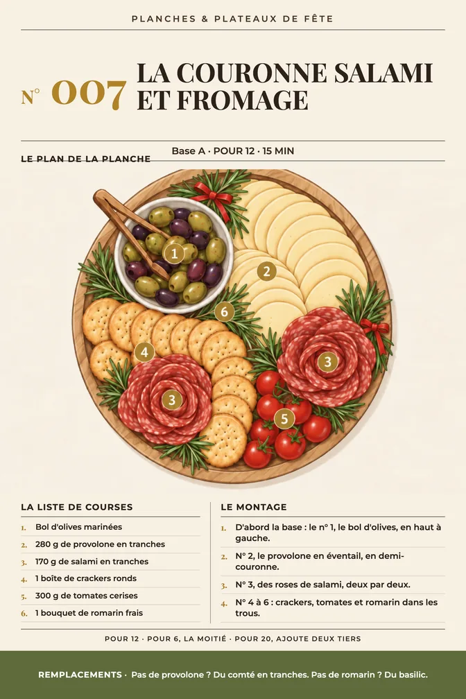 Page La Couronne Salami et Fromage du livre
