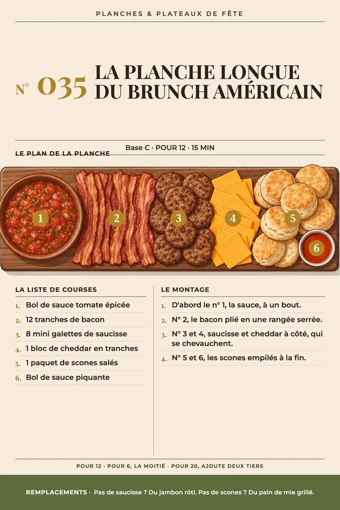 Page La Planche Longue du Brunch Américain du livre