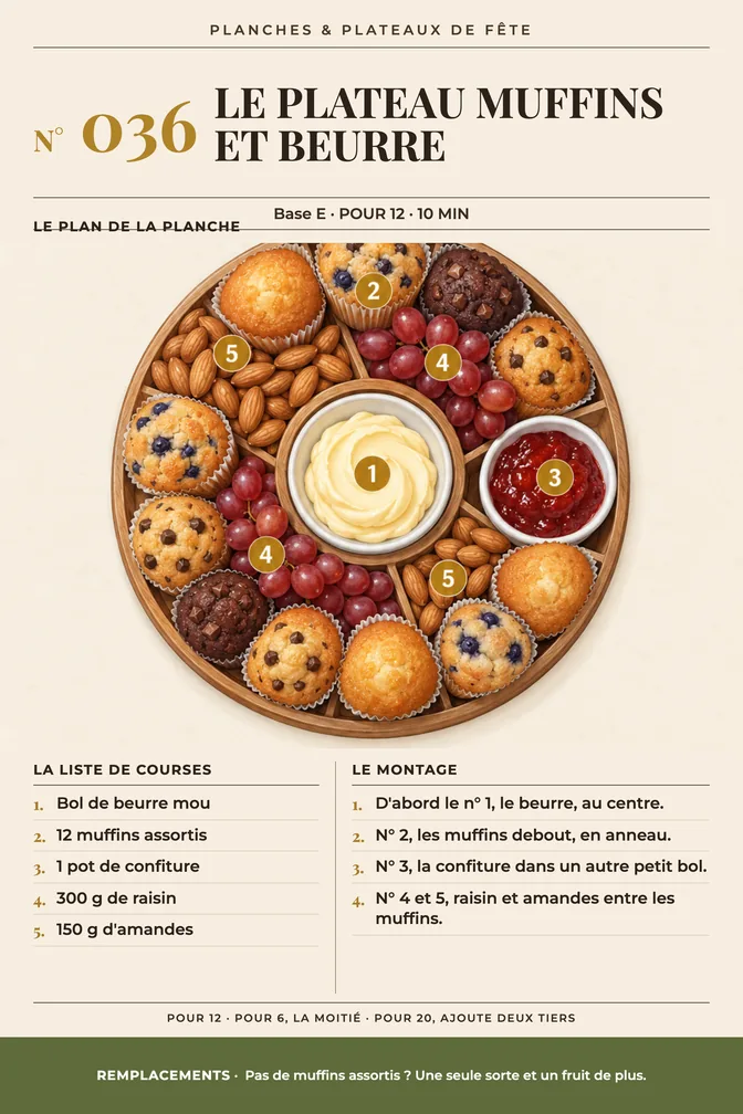 Page Le Plateau Muffins et Beurre du livre
