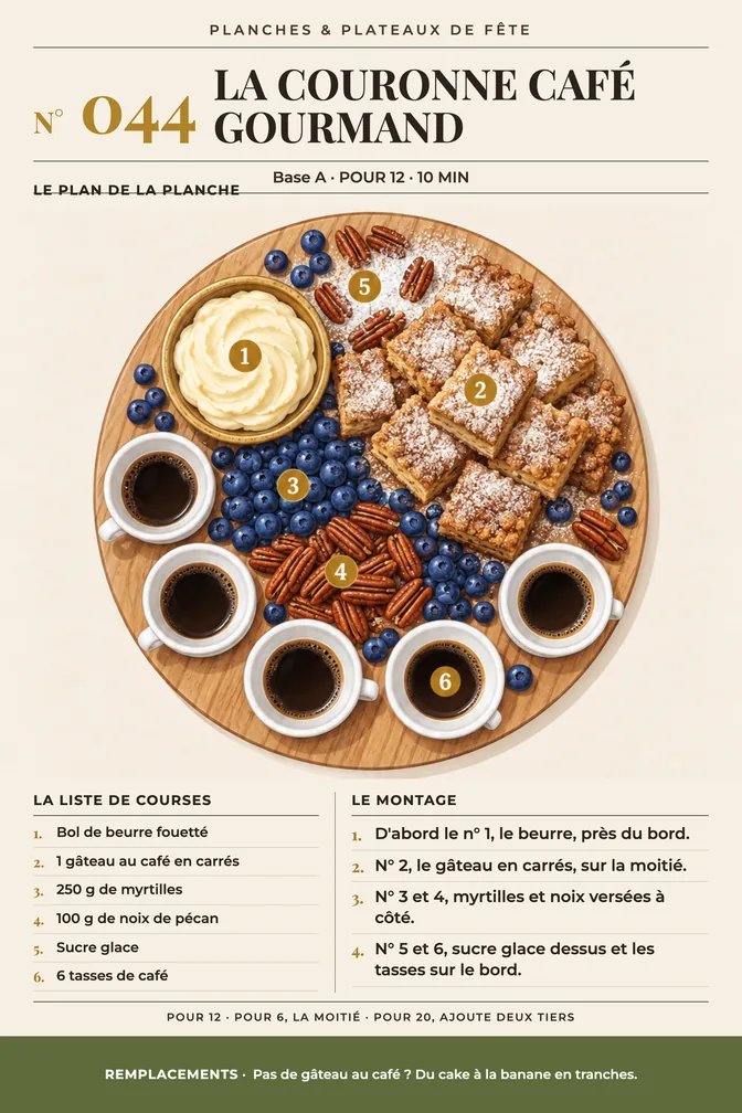 Page La Couronne Café Gourmand du livre